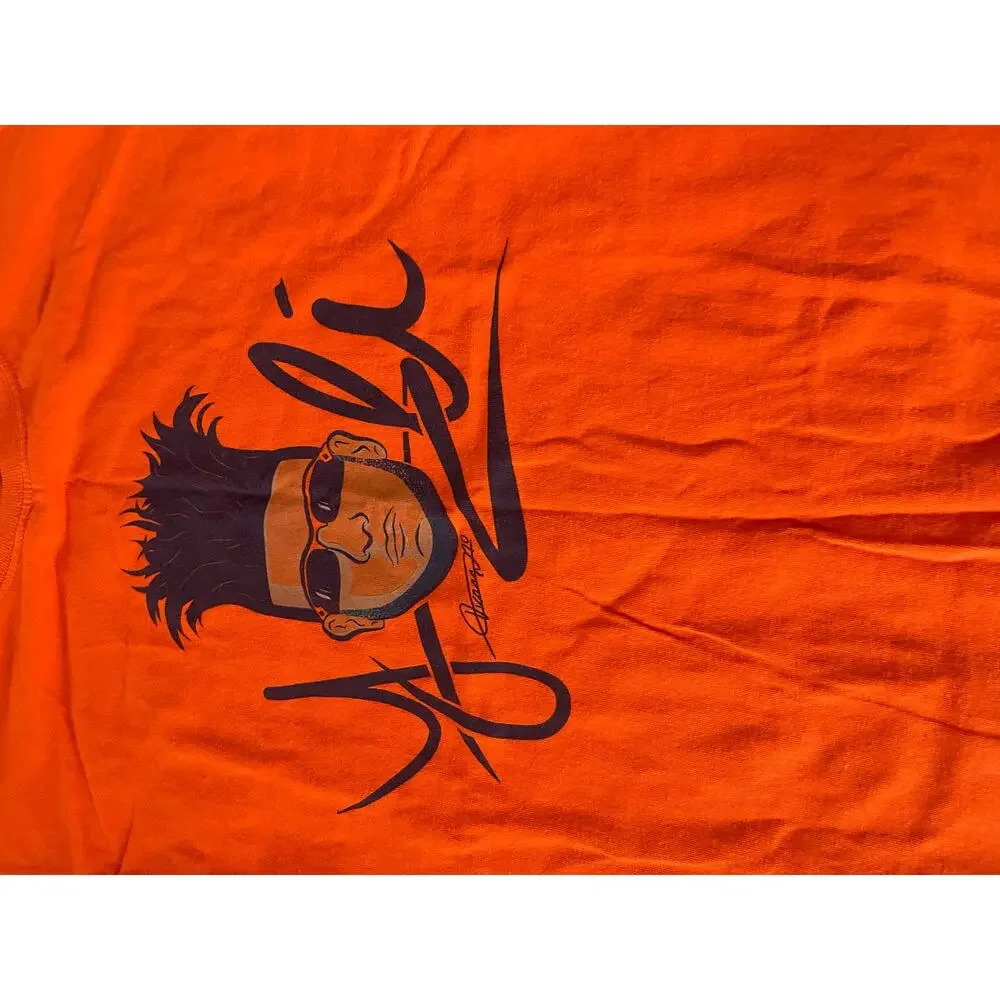 Gildan Houston Astros Orange Short Sleeve MLB Baseball T-Shirt Youth Size Large